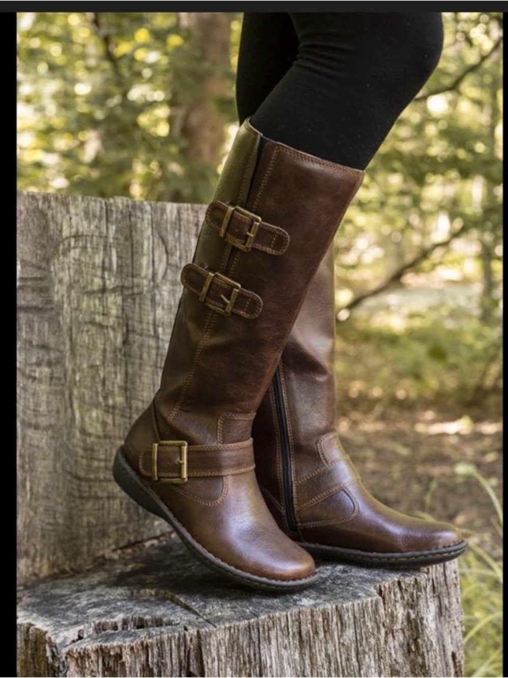 B.o.c. Virginia wide shaft brown riding boot